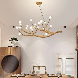 Suspension luminaire bois naturel design organique branches luminaire plafond salon salle à manger cuisine éclairage chaleureux moderne élégant Suspension luminaire bois naturel design organique branches luminaire plafond salon salle à manger cuisine éclairage chaleureux moderne élégant