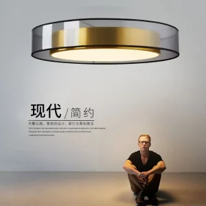 Plafonnier LED design nordique minimaliste moderne  luminaire décoratif chambre salon éclairage intérieur lumière douce uniforme élégant