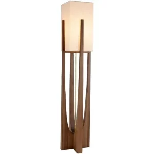 Lampadaire design nordique en bois massif lumière douce pour salon et chambre Lampadaire design nordique en bois massif lumière douce pour salon et chambre