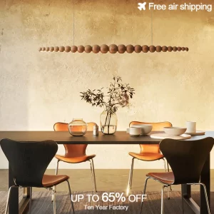 Suspension en bois naturel design nordique moderne éclairage chaleureux pour salon chambre cuisine bureau style scandinave élégance naturelle économie d’énergie Suspension en bois naturel design nordique moderne éclairage chaleureux pour salon chambre cuisine bureau style scandinave élégance naturelle économie d’énergie