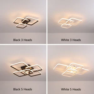 Plafonnier LED design moderne aluminium et verre acrylique éclairage uniforme salon chambre cuisine économique en énergie certification CCC CQC moderne lumière chaleureuse Plafonnier LED design moderne aluminium et verre acrylique éclairage uniforme salon chambre cuisine économique en énergie certification CCC CQC moderne lumière chaleureuse