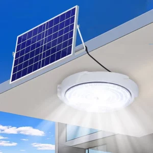 Plafonnier solaire LED extérieur/intérieur design moderne éclairage autonome haute puissance 500W économique durable