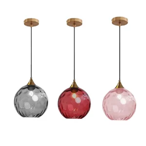 Suspension verre motif eau sphérique design moderne coloré salle à manger chambre lustre éclairage décoratif élégant luminaire contemporain Suspension verre motif eau sphérique design moderne coloré salle à manger chambre lustre éclairage décoratif élégant luminaire contemporain