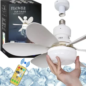 Ventilateur de plafond LED design moderne avec télécommande pour salon et chambre éclairage chaleureux et économique Ventilateur de plafond LED design moderne avec télécommande pour salon et chambre éclairage chaleureux et économique