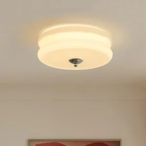 Plafonnier LED verre opale design moderne minimaliste chrome chambre salon éclairage diffuse économique élégant Plafonnier LED verre opale design moderne minimaliste chrome chambre salon éclairage diffuse économique élégant