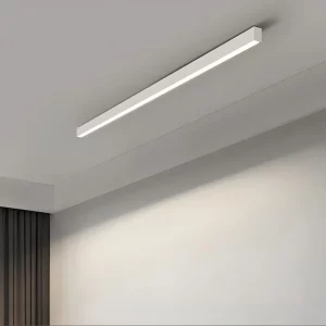 Plafonnier LED aluminium design moderne minimaliste lumière bande longue éclairage uniforme salon couloir cuisine économique élégant Plafonnier LED aluminium design moderne minimaliste lumière bande longue éclairage uniforme salon couloir cuisine économique élégant