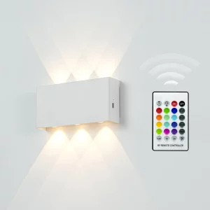 Applique murale LED moderne design minimaliste éclairage intérieur extérieur Aluminium IP65 lumière directionnelle contrôle sans fil Applique murale LED moderne design minimaliste éclairage intérieur extérieur Aluminium IP65 lumière directionnelle contrôle sans fil