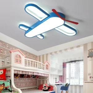Plafonnier LED métal plastique design moderne avion chambre enfant éclairage créatif ludique économique Plafonnier LED métal plastique design moderne avion chambre enfant éclairage créatif ludique économique