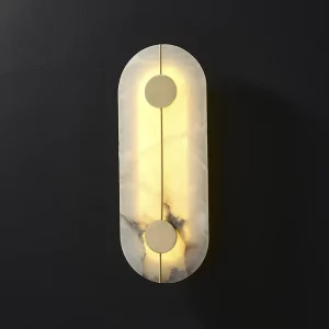 Applique murale LED marbre et cuivre design nordique moderne luminaire décoratif salon couloir éclairage chaleureux économique élégant Applique murale LED marbre et cuivre design nordique moderne luminaire décoratif salon couloir éclairage chaleureux économique élégant
