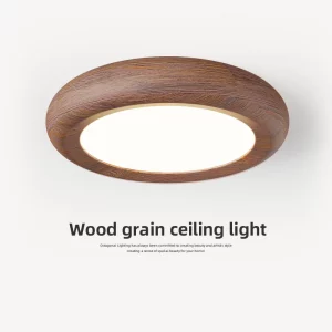 Plafonnier LED bois naturel design scandinave nordique moderne chambre salon éclairage chaleureux économique élégant Plafonnier LED bois naturel design scandinave nordique moderne chambre salon éclairage chaleureux économique élégant
