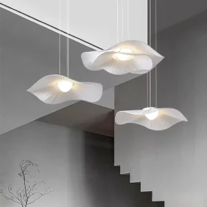 Plafonnier LED design nordique moderne suspendu salle à manger salon éclairage chaleureux économique élégant