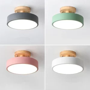 Plafonnier bois naturel design scandinave minimaliste lumière LED éclairage moderne intérieur salon chambre bureau hall couloir Plafonnier bois naturel design scandinave minimaliste lumière LED éclairage moderne intérieur salon chambre bureau hall couloir