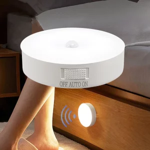 Capteur de mouvement lumière USB rechargeable LED veilleuse design moderne chambre escalier couloir armoire économique élégant