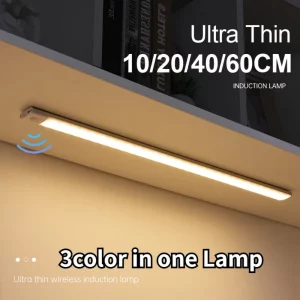Lampe LED sans fil USB capteur de mouvement éclairage cuisine chambre sous armoire veilleuse discrète Lampe LED sans fil USB capteur de mouvement éclairage cuisine chambre sous armoire veilleuse discrète