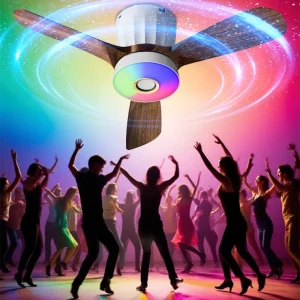 Plafonnier bois LED design moderne minimaliste lumière multicolore salon chambre salle à manger éclairage ambiance ventilateur silencieux Plafonnier bois LED design moderne minimaliste lumière multicolore salon chambre salle à manger éclairage ambiance ventilateur silencieux