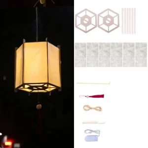 Suspension bois naturel design asiatique traditionnel DIY éclairage chaleureux luminaire hexagonal Moderne chambre salon décoration intérieure cosy économie d’énergie Suspension bois naturel design asiatique traditionnel DIY éclairage chaleureux luminaire hexagonal Moderne chambre salon décoration intérieure cosy économie d’énergie