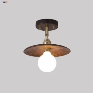 Plafonnier en bois LED design industriel intérieur rétro salle à manger cuisine éclairage moderne économique élégant Plafonnier en bois LED design industriel intérieur rétro salle à manger cuisine éclairage moderne économique élégant