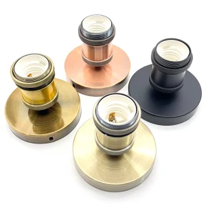 Plafonnier Industriel Vintage Style Rétro E27 E26 Support Ampoule Douille Aluminium Finitions Diverses Économique Élégant
