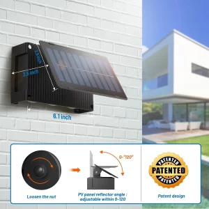 Applique murale solaire extérieure moderne design IP65 ABS LED 6 voies éclairage jardin patio clôture économe en énergie Applique murale solaire extérieure moderne design IP65 ABS LED 6 voies éclairage jardin patio clôture économe en énergie