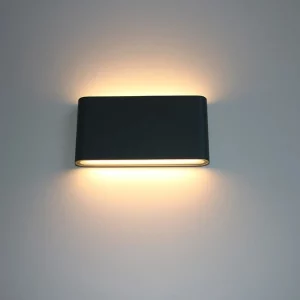 Applique murale nordique aluminium IP65 étanche éclairage intérieur moderne lumière douce chambre salle de bains salon économie d’énergie design scandinave