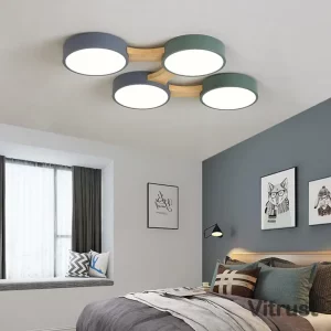 Plafonnier LED bois naturel design scandinave nordique moderne éclairage intérieur chambre salon salle à manger lumière chaleureuse économique élégant Plafonnier LED bois naturel design scandinave nordique moderne éclairage intérieur chambre salon salle à manger lumière chaleureuse économique élégant