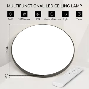 Plafonnier LED design moderne minimaliste avec télécommande éclairage intelligent chambre salon éclairage intérieur chaleureux économie d’énergie haute qualité Plafonnier LED design moderne minimaliste avec télécommande éclairage intelligent chambre salon éclairage intérieur chaleureux économie d’énergie haute qualité