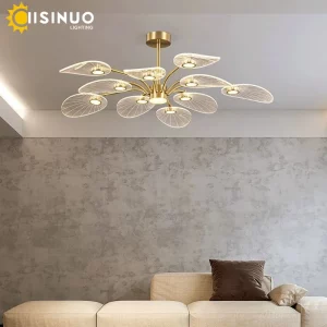 Plafonnier LED acrylique design nordique moderne luminaire économe en énergie pour salon salle à manger chambre décoration intérieure élégante lumière chaleureuse Plafonnier LED acrylique design nordique moderne luminaire économe en énergie pour salon salle à manger chambre décoration intérieure élégante lumière chaleureuse