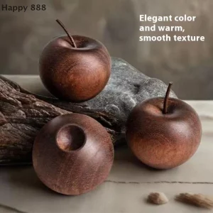 Décoration murale pommes en bois naturel design minimaliste élégant pour salon chambre bureau table décoration intérieure ornement cadeau