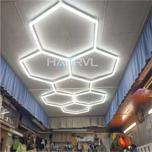 Plafonnier LED hexagonal moderne design industriel éclairage puissant garage atelier salon bar économies d’énergie certification ROHS Plafonnier LED hexagonal moderne design industriel éclairage puissant garage atelier salon bar économies d’énergie certification ROHS