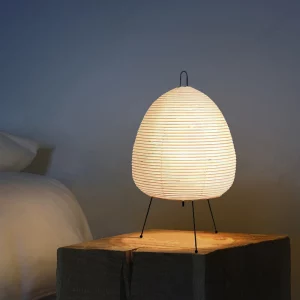 Lampe de table Akari Noguchi Yong design japonais minimaliste éclairage chaleureux pour chambre salon bureau style zen lumière douce