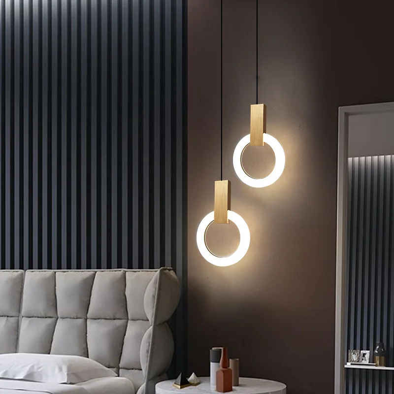 Plafonnier LED en bois naturel design scandinave moderne pour salon chambre éclairage chaleureux économique élégant
