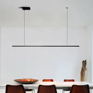 Suspension LED métal design moderne minimaliste éclairage intérieur salle à manger cuisine bar lumière diffuse économique élégant contemporain Suspension LED métal design moderne minimaliste éclairage intérieur salle à manger cuisine bar lumière diffuse économique élégant contemporain