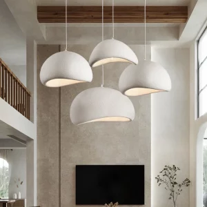 Suspension LED design moderne nordique pendentif lumière intérieure éclairage chaleureux économie d’énergie élégant décoration maison