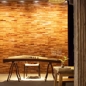 Plafonnier bois massif design scandinave nordique moderne éclairage chaleureux économie d’énergie décoration élégante salon bureau