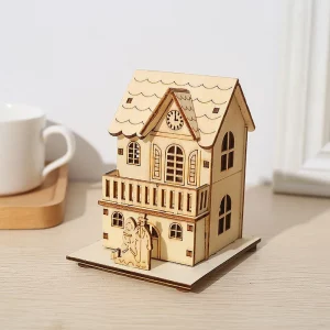 Décoration maison en bois LED lumière Noël style rustique artisanal cadeau décoration intérieure étagère table style scandinave nordique Décoration maison en bois LED lumière Noël style rustique artisanal cadeau décoration intérieure étagère table style scandinave nordique