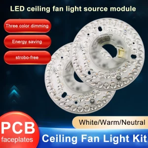 Plafonnier LED moderne design épuré lumière ajustable salon chambre économique sans clignotement haute performance