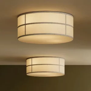 Plafonnier design HASHIRA en tissu japonais moderne lumière diffuse salon chambre couloir éclairage intérieur élégant économie d’énergie