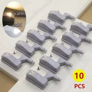 Ensemble de lampes LED intérieures design moderne pour armoires et placards cuisine bureau éclairage économique et discret