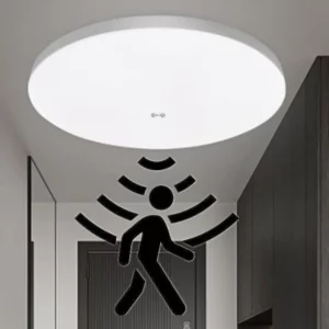 Plafonnier capteur de mouvement design moderne éclairage intérieur économique garage couloir escalier