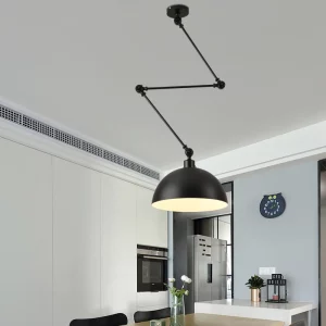 Plafonnier suspendu métal design moderne industriel lumière chaleureuse salon chambre cuisine bureau éclairage fonctionnel élégant Plafonnier suspendu métal design moderne industriel lumière chaleureuse salon chambre cuisine bureau éclairage fonctionnel élégant