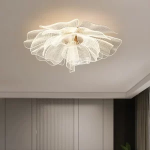 Plafonnier LED design floral moderne luxueux luminaire décoratif chambre salle à manger éclairage diffus économie d’énergie Plafonnier LED design floral moderne luxueux luminaire décoratif chambre salle à manger éclairage diffus économie d’énergie