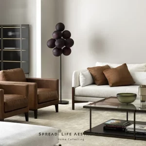 Lampe sur pied métal design moderne artistique sphères empilées éclairage intérieur salon chambre moderne lumière intégrée Lampe sur pied métal design moderne artistique sphères empilées éclairage intérieur salon chambre moderne lumière intégrée
