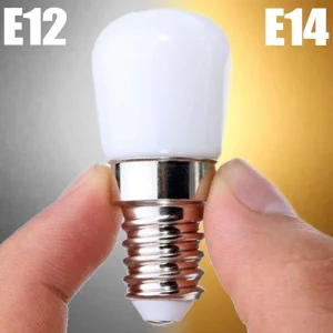 Bulb LED E14/E12 compact pour réfrigérateur et armoire lumière uniforme économie d’énergie design moderne Bulb LED E14/E12 compact pour réfrigérateur et armoire lumière uniforme économie d’énergie design moderne