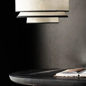 Suspension tissu design moderne minimaliste salle à manger salon éclairage doux ambiance chaleureuse Suspension LED écoénergétique certification CCC CQC