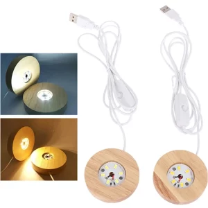 Luminaire LED en bois naturel design nordique moderne éclairage chaleureux économique portable USB salon chambre Luminaire LED en bois naturel design nordique moderne éclairage chaleureux économique portable USB salon chambre