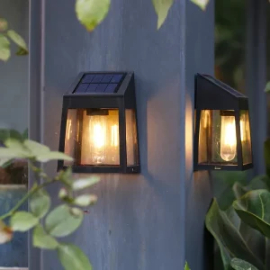 Applique murale solaire extérieure moderne design industriel lumière LED protection IP65 jardin patio éclairage économique en énergie décoration murale élégante Applique murale solaire extérieure moderne design industriel lumière LED protection IP65 jardin patio éclairage économique en énergie décoration murale élégante