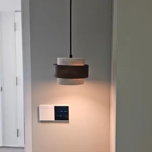 Suspension moderne en métal et résine design industriel lumière douce pour salon cuisine chambre bureau éclairage intérieur élégant