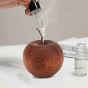 Diffuseur d’arômes en bois naturel design minimaliste modern style salon chambre bureau aromathérapie relaxation cadeau décor