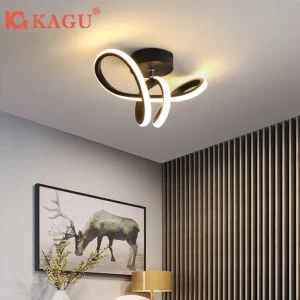 Plafonnier LED aluminium design moderne minimaliste éclairage chaleureux salon chambre balcon porche esthétique économique Plafonnier LED aluminium design moderne minimaliste éclairage chaleureux salon chambre balcon porche esthétique économique