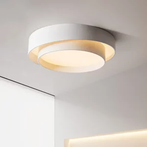 Plafonnier LED design nordique moderne minimaliste en métal et verre salon chambre éclairage chaleureux contemporain